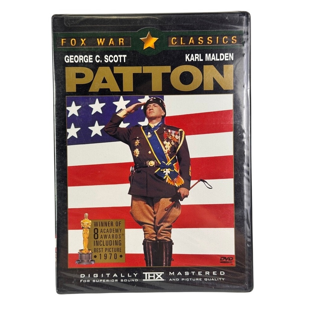 Patton (DVD, 1970) George C Scott, Karl Malden fox war Classics Brand New Sealed